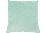 Kissenhüllen GÖZZE "Muri", grün (mint), B:50cm L:50cm, Polyester, Obermaterial: 100% Polyester, Kissenbezüge, Kissenhüllen, in vielen Unifarben