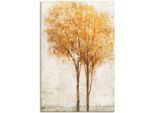 Artland Leinwandbild "Fallende Blätter II" Bäume 1 Stk. tlg. als Leinwandbild, Wandaufkleber in verschied. Grössen