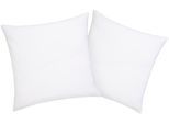 Kissenbezüge HOME AFFAIRE "Cremona2", weiss (weiß), B:80cm L:80cm, Jersey, Obermaterial: 100% Baumwolle, Kissenbezüge, Kissenbezüge, Kissenbezug in diversen Grössen, STANDARD 100 by OEKO-TEX zertifiziert