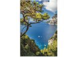 Artland Wandbild »Punta de Masullo, Insel Capri, Italien« Meer Bilder 1 Stk. tlg. als Alubild, Outdoorbild, Leinwandbild, Poster, Wandaufkleber