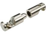 Liedeco Gardinenstangenhalter »Adapter für Deckenträger, Träger 2-läufig "France" - 1 Stück« Halter, Träger für Stangen, Rohre 20 mm