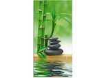 Artland Glasbild "Spa Konzept Zen Basaltsteine" Zen 1 Stk. tlg. in verschiedenen Grössen