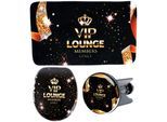 Sanilo Badaccessoire-Set "VIP-Lounge" bestehend aus WC-Sitz, Badteppich und Waschbeckenstöpsel