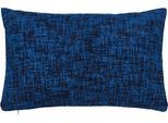Kissenbezug DONE. "Twist", blau (dunkelblau), B:40cm H:1cm L:60cm, Polyester, Polyester, Kissenbezüge, Kissenbezug, Geflochtene Optik