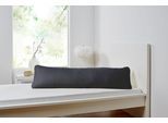Kissenbezug PRIMERA "Seitenschläferkissen", grau (anthrazit), B:40cm L:140cm, Mako-Jersey, Obermaterial: 100% Baumwolle, Kissenbezüge, Kissenbezug, in weicher Feinjersey-Qualität