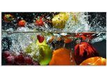 Artland Glasbild »Spritzendes Obst auf dem Wasser« Lebensmittel 1 Stk. tlg. in verschiedenen Grössen