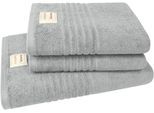 Dyckhoff Handtuch Set »Nature« Set 3 Stk. Frottier 3er Set: 2x Handtücher, je 50 x 100 cm & 1x Badetuch 70 x 140 cm