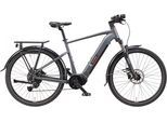 E-Bike TELEFUNKEN "SUV710" Gr. 50, grau (grau, schwarz), Elektrofahrräder, 50cm, 27,5 Zoll (69,85cm), Pedelec, Elektrofahrrad für Herren u. Damen, Trekkingrad