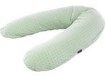 Stillkissen TRÄUMELAND "Kissen Twister grün", grün (hellgrün), B:16cm H:10cm L:190cm, Baumwolle, Funktionskissen, vielseitige Anwendungsmöglichkeiten