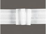 Faltenband GERSTER "Faltenband 26mm, 3 Falten" Gr. 1, weiß, B:2,6cm L:500cm, Polyester, Gardinenbefestigungen