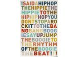 Poster REINDERS "Poster I said a HipHop Farbig - Hip-Hop - Songtext - Musik", bunt (farbe bild(er): mehrfarbig), B:61cm H:91,5cm, Papier, Bilder, Poster
