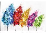 Poster REINDERS "Bunte Bäume", bunt (farbe bild(er): mehrfarbig), B:91,5cm H:61cm, Papier, Bilder, Poster