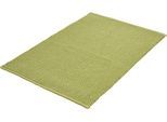 Badematte KLEINE WOLKE "Punto", grün (dill), H:5mm, Baumwolle, Badematten, Badematte, Badteppich, Uni Farben, Oberfläche reine Baumwolle