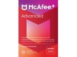 MCAFEE Virensoftware "McAfee+ Advanced - Familie", transparent (ohne farbbezeichnung), PC, Software