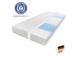Kaltschaummatratze BECO "Blue Vision, Matratze in 90x200 und vielen weiteren Größen erhältlich", weiß, B:140cm H:18cm L:200cm, Obermaterial: 100% Polyester, Matratzen, Kaltschaummatratze, Blauer Engel-Auszeichnung, atmungsaktiv, ergonomische Körperanpassung