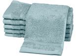 Gästehandtücher ROSS "Rubin", blau (aquamarin), B:30cm L:50cm, Frottier, Baumwolle, Handtücher, 100% Baumwolle