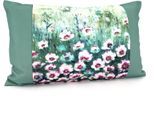 Kissenhülle WECKBRODT "Blumenwiese" Gr. 1, grün, B:30cm L:50cm, Polyester, Bezug: 100% Polyester, Kissenbezüge, Kissenhülle, Lotus-Effekt, Garten, Blumen, Kissen