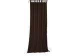 Vorhang WIRTH "Newbury", braun, B:130cm H:185cm, Baumwolle, Polyester, Gardinen, nach Maß