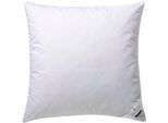 Federkissen BILLERBECK "Erina 30, Kissen ist Allergiker freundlich (Hausstauballergiker)", weiß, B:80cm L:80cm, Bezug: 100% Baumwolle. Füllung: 70% Federn, 30% Daunen, Kopfkissen, Das weiche Daunenkissen