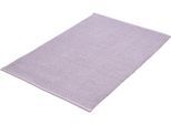Badematte KLEINE WOLKE "Punto", lila (lavendel), H:5mm, Baumwolle, Badematten, Badematte, Badteppich, Uni Farben, Oberfläche reine Baumwolle