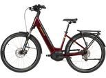 E-Bike SAXONETTE "SAXONETTE Trekkingrad Deluxe SUV easy (Wave)" Gr. 45, schwarz (burgundy, schwarz), Elektrofahrräder, 45cm, 27,5 Zoll (69,85cm), (mit integr. Akku), Elektrofahrrad für Damen u. Herren, Topseller