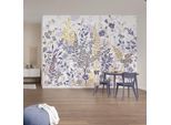Fototapete KOMAR "Digitaldruck Vlies - Bloomique - Größe 400 x 250 cm", lila, Rollen: 1, Vlies, Tapeten, Wohnzimmer, Schlafzimmer
