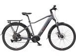 E-Bike TELEFUNKEN "SUV700" Gr. 48, grau (grau, schwarz), Elektrofahrräder, 48cm, 29 Zoll (73,66cm), Pedelec, Elektrofahrrad für Herren u. Damen, Trekkingrad