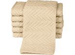 Gästehandtücher ROSS "Sensual 9001", beige (natur, sand), B:30cm L:50cm, Frottier, Obermaterial: 100% Baumwolle, Handtücher, 100% Baumwolle