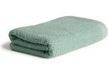 Handtuch MÖVE "Bliss", grün (reed grün), B:50cm L:100cm, Walkfrottier, Obermaterial: 100% Baumwolle, Handtücher, Perlstruktur mit leichtem Massageeffekt