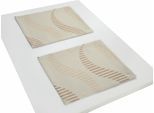 Platzset WIRTH "LUPARA" Gr. 1, beige, B:40cm L:35cm, Obermaterial: 75% Polyester, 25% Baumwolle, Platzsets