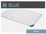 Daunenbettdecke SPESSARTTRAUM "Blue", weiß, B:240cm L:220cm, Bezug: 100% Baumwolle. Füllung: 60% Daunen, 40% Federn, Bettdecken, hergestellt in Deutschland, allergikerfreundlich