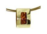 Halsreif OSTSEE-SCHMUCK "Ostsee-Schmuck Halsreif mit Anhänger Gleiter-Uda" Gr. 42, gold, Halsketten, Damen, 42cm, Silber 925 (Sterlingsilber), L: 42