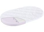 Babymatratze TRÄUMELAND "Brise Light Matratze passend für Uppababy Vista V2 & Cruz V2", weiß, B:32cm H:6cm L:75cm, Bezug (oben): 62% Polyester, 38% Lyocell (TENCEL™). Bezug (unten): 100% Polyester. Steppfüllung: 100% Polyester, Matratzen
