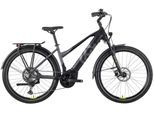 E-Bike HUSQVARNA E-BICYCLES "E-Trekkingbike Pather 2 Damen" Gr. 45, schwarz (schwarz, grau matt, schwarz), Elektrofahrräder, 45cm, 27,5 Zoll (69,85cm), Pedelec, Elektrofahrrad für Damen