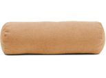 Nackenrolle GÖZZE "Darco" Gr. 1, braun (caramel), B:20cm L:60cm, Polyester, Funktionskissen, Nackenrolle