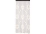 Türvorhang LOCKER "Sevilla", bunt, B:90cm H:200cm, Obermaterial: 100% Bambus, Gardinen, mit Kreisdekor, 90x200 cm