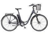 E-Bike TELEFUNKEN "Multitalent RC840" Gr. 48, grau (anthrazit, schwarz), Elektrofahrräder, 48cm, 28 Zoll (71,12cm), Pedelec, Elektrofahrrad für Damen u. Herren