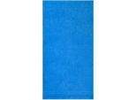 Badetücher DYCKHOFF "Kristall", blau (kobaltblau), B:100cm L:150cm, Frottier, Obermaterial: 100% Baumwolle, Handtücher, mit Bordüren