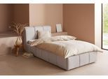 Polsterbett "Maileen", beige, B:101cm L:225cm, 88% Polyester, 9% Rayon, 3% Nylon, LEGER HOME BY LENA GERCKE, Betten, Polsterbett ohne Bettkasten Bettgestell Polsterbett, in 5 Breiten und 3 Farben, incl. Rollrost