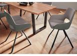 4-Fußstuhl MCA FURNITURE "Parana", grau (melange, anthrazit lackiert, melange), B:59cm H:87cm T:63cm, Stühle, Stuhl belastbar bis 120 Kg