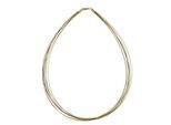 Halsreif OSTSEE-SCHMUCK "Ostsee-Schmuck Halsreif Nyloncollier 13-reihig -goldfarben-" Gr. 42, gold, Halsketten, Damen, 42cm, Edelstahl, L: 42