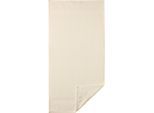 Badetuch EGERIA "Diamant", beige (natur), B:70cm L:140cm, Walkfrottee, Obermaterial: 100% Baumwolle, Handtücher, Badetuch, Uni Programm mit schmaler Bordüre, 100 % Baumwolle