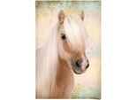Poster REINDERS "Pony Liebe", braun (farbe bild(er): braun), B:61cm H:91,5cm, Papier, Bilder, Poster