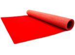 Läufer "PODIUM", rot, B:100cm H:2,6mm L:800cm, Polypropylen (PP), PRIMAFLOR-IDEEN IN TEXTIL, Teppiche, Läufer, Breite 100 cm, robuster Nadelfilz, Uni-Farben