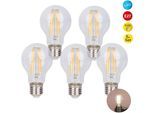 NÄVE LED-Leuchtmittel "Daffy", Energieeffizienz: E (A-G), weiß, Ø:6cm, Leuchtmittel, 5er Set