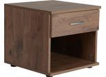 Container VOGL MÖBELFABRIK "Barrie, Bürocontainer, Nachtschrank, mit Schubladen & Füßen", braun (wotan eichefarben), B:40cm H:36cm T:40cm, Holzwerkstoff, Schränke, Nachttisch Nachtkonsole, verschiedene Ausführungen, Höhe 37 cm, Made in Germany