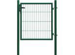 Zauneinzeltür GARDEN 'N' MORE "Einzeltor Standard", grün, B:100cm H:100cm, Stahl, Tore, 103 cm hoch, grün