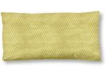Kissenhülle HIP "XABINE", gelb (ocker), B:80cm L:40cm, Satin, Obermaterial: 100% Baumwolle, Kissenbezüge, Kissenhülle, Baumwolle, Mako-Satin, 40x80, 1 Stück, Reißverschluss, Xabine, Ocker