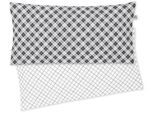 Kissenbezug IRISETTE "Bea", grau (grafit), B:80cm L:40cm, Mako-Satin, Obermaterial: 100% Baumwolle, Kissenbezüge, Kissenbezug, zeitlose Instagram-Blogger-Kollektion