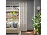 Vorhang NEUTEX FOR YOU "Libre-ECO", braun (leder), B:142cm H:155cm, Jacquard, Polyester, Gardinen, Breite 142 cm, nach Maß
